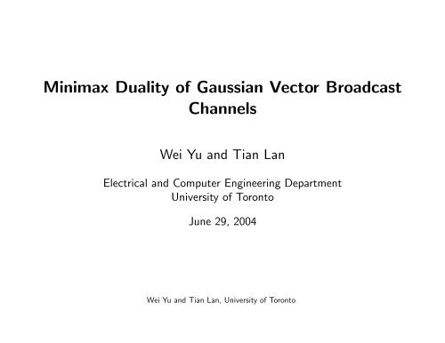 Minimax Duality Of Gaussian Vector Broadcast Channels 500x386 Minimax Duality Of Gaussian Vector Broadcast Channels