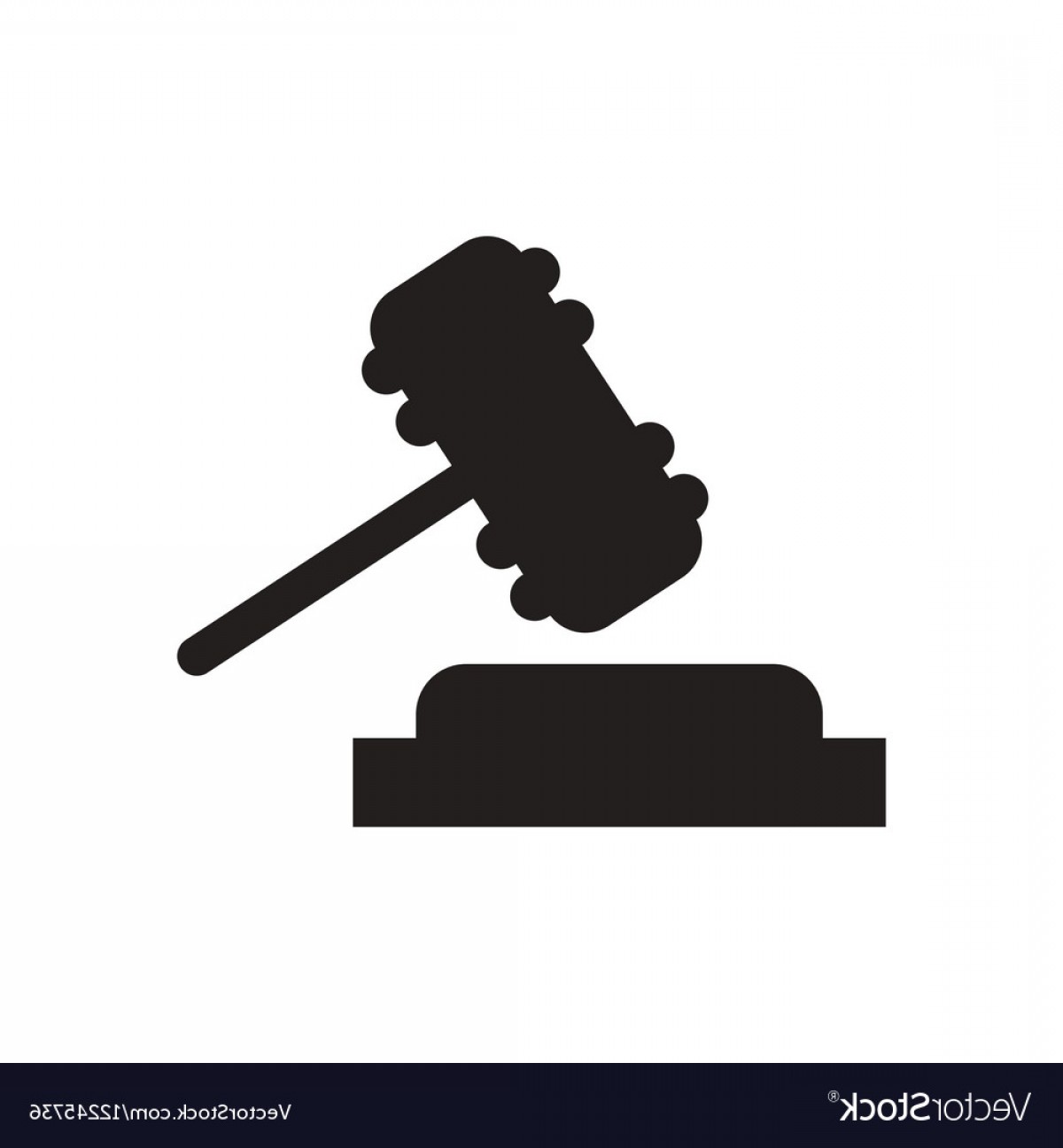 Flat Icon In Black And White Gavel Vector Wallkeeper 1200x1296 Flat Icon In Black And White Gavel Vector Wallkeeper