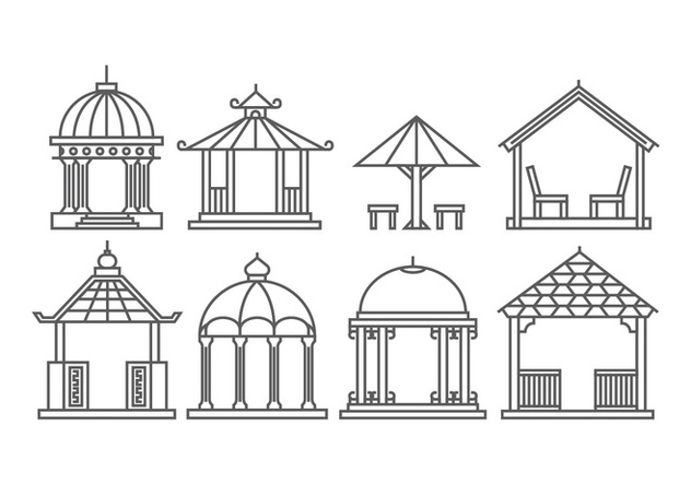 632x443 Gazebo Vectors Free Vector Download Cannypic