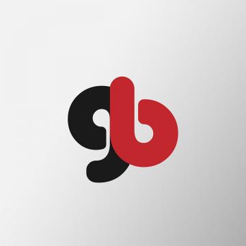 360x360 Monogram Bg Gb Logo Design Inspiration Template For Free Download