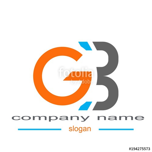 500x499 Letter G B Logo Stock Image And Royalty Free Vector
