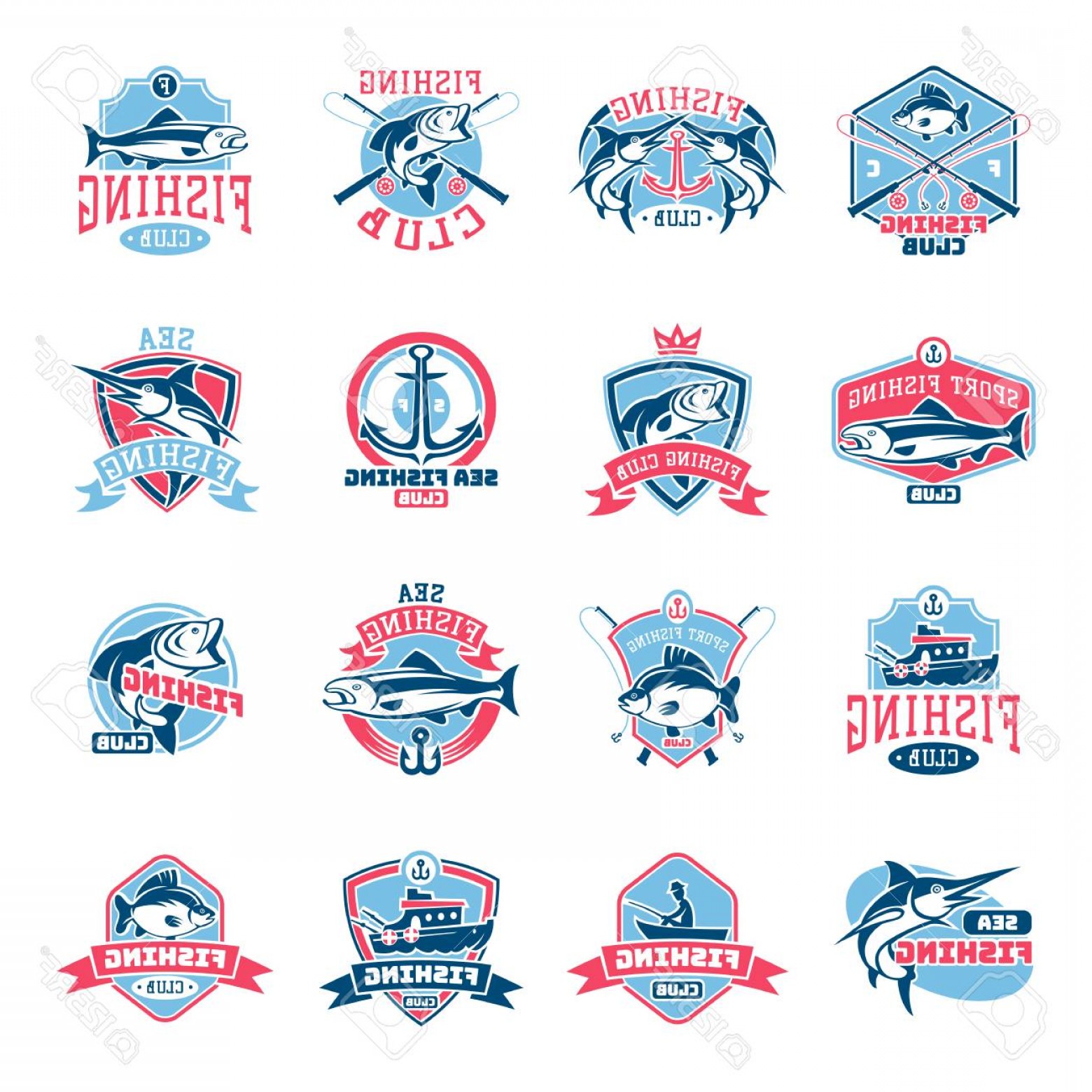 1560x1560 Photostock Vector Fishing Logo Vector Fishery Logotype