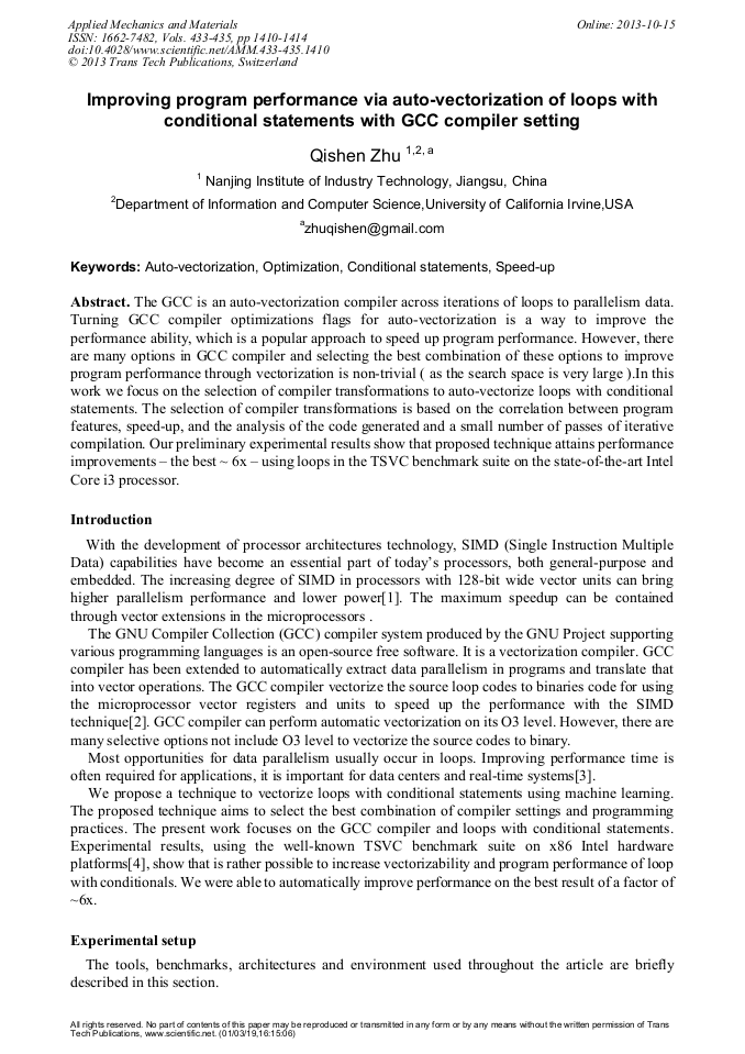 678x959 Improving Program Performance Via Auto Vectorization Of Loops