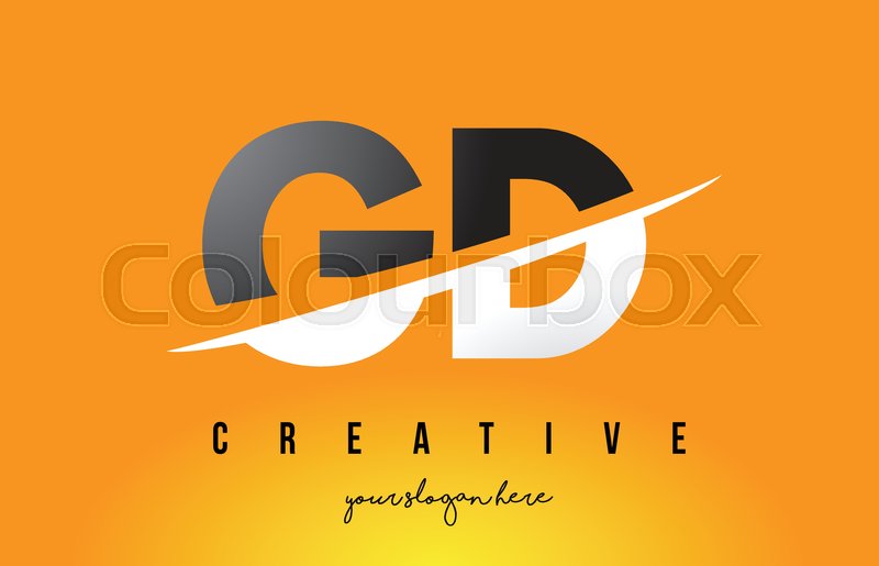 800x515 Gd G D Letter Modern Logo Design With Stock Vector Colourbox