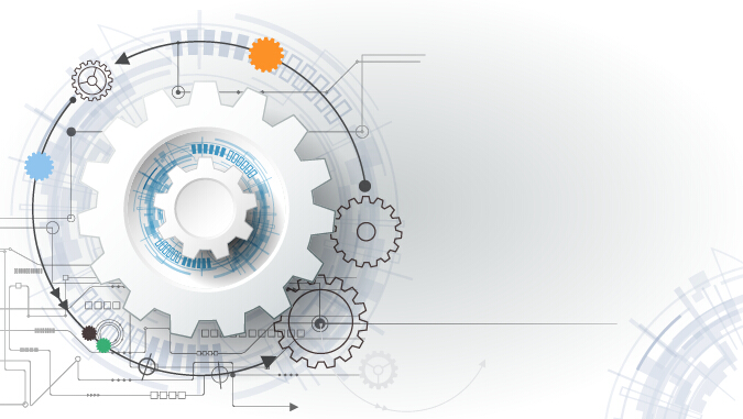 675x381 Tech With Gear Background Template Vector Free Download