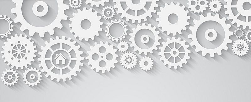 800x327 Vector Gear Background Foto In Vector Background