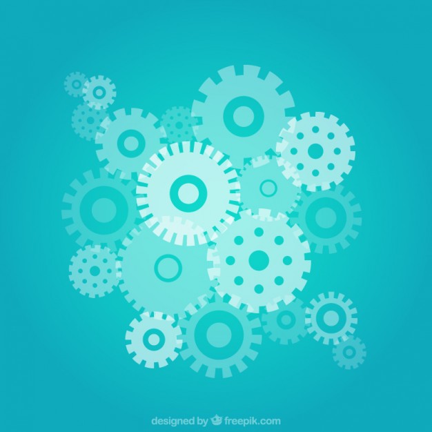 626x626 Blue Gears Background Vector Free Download