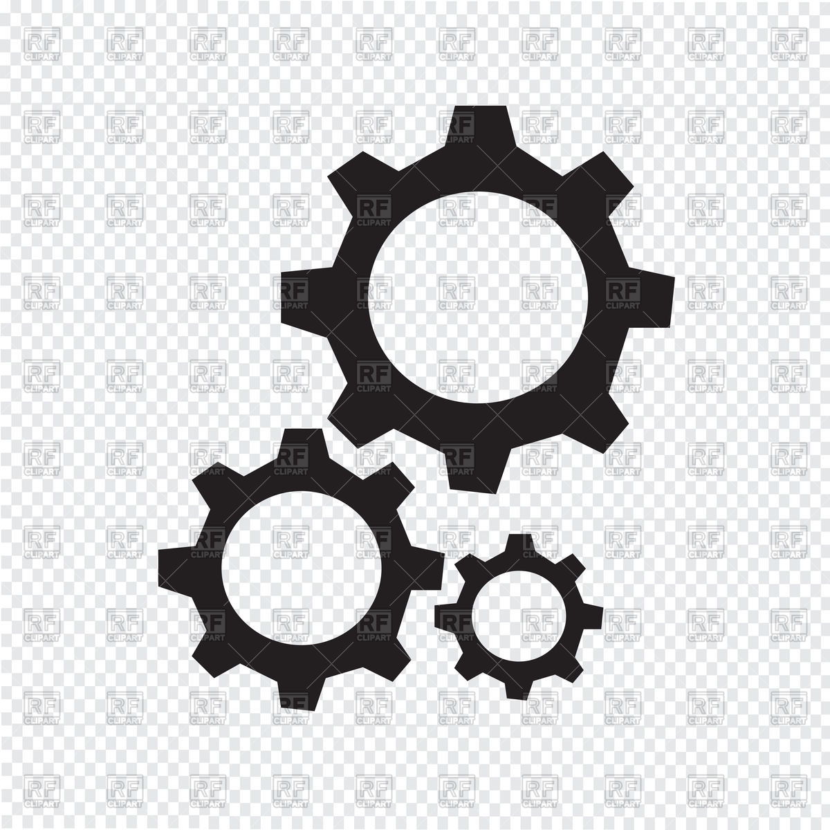 Gear Icon On Transparent Background Vector Image Of Icons 1200x1200 Gear Icon On Transparent Background Vector Image Of Icons