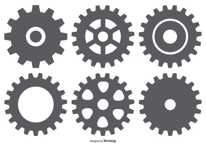 Vector Gear Shapes Collection 700x490 Vector Gear Shapes Collection