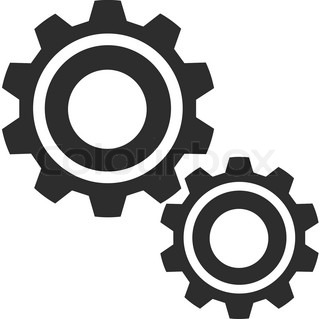 Gear Icon Vector 320x319 Gear Icon Vector
