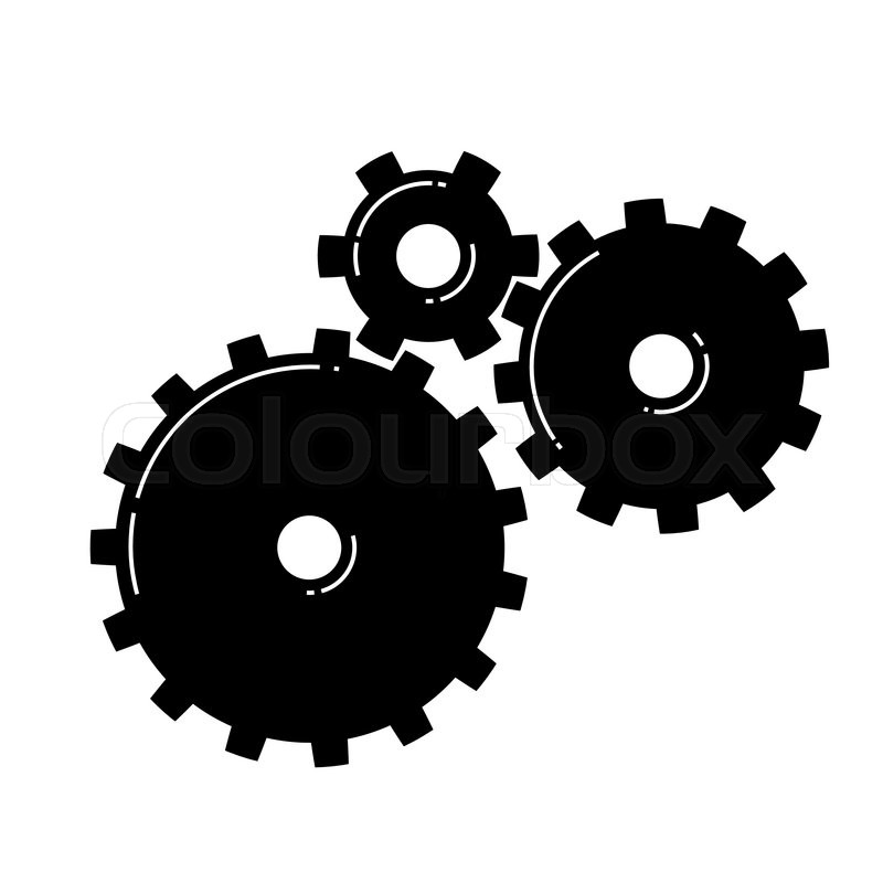 Three Gears Icon Vector Illustration Stock Vector Colourbox 800x800 Three Gears Icon Vector Illustration Stock Vector Colourbox