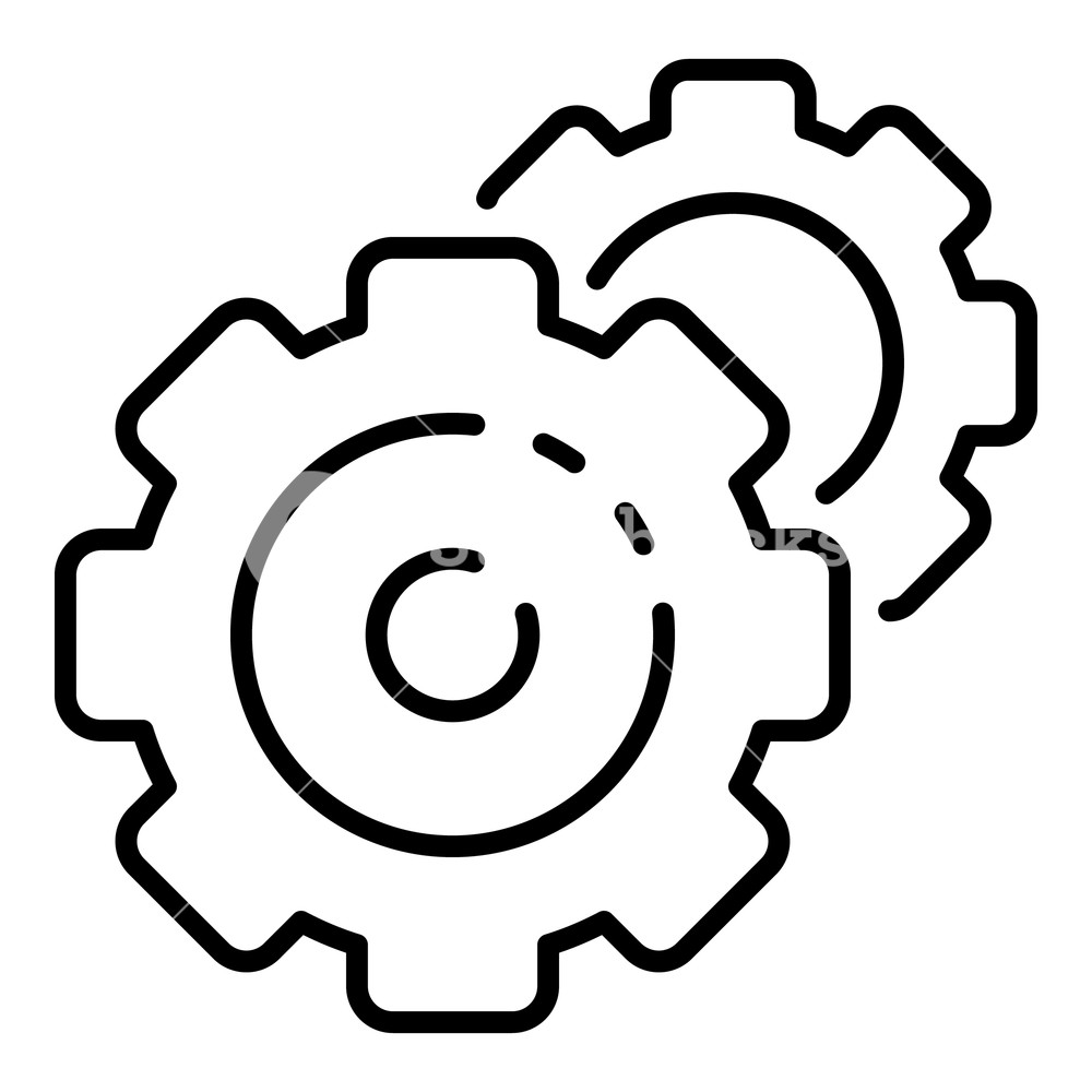 Cog Wheel Gear Icon Outline Cog Wheel Gear Vector Icon For Web 1000x1000 Cog Wheel Gear Icon Outline Cog Wheel Gear Vector Icon For Web