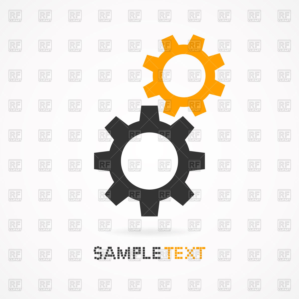 1200x1200 Gears Logo Vector Image Of Icons And Emblems