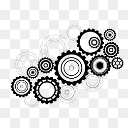 260x260 Gear Png Black And White Free Gear Black And White