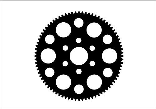 501x352 Gear Silhouette Vector Download Silhouettes Silhouette Vector