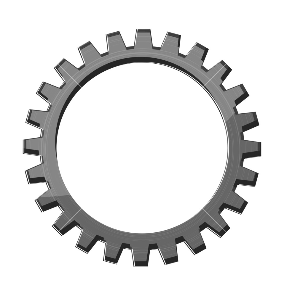 958x1000 Gear Wheel Tooth Vector Royalty Free Stock Image