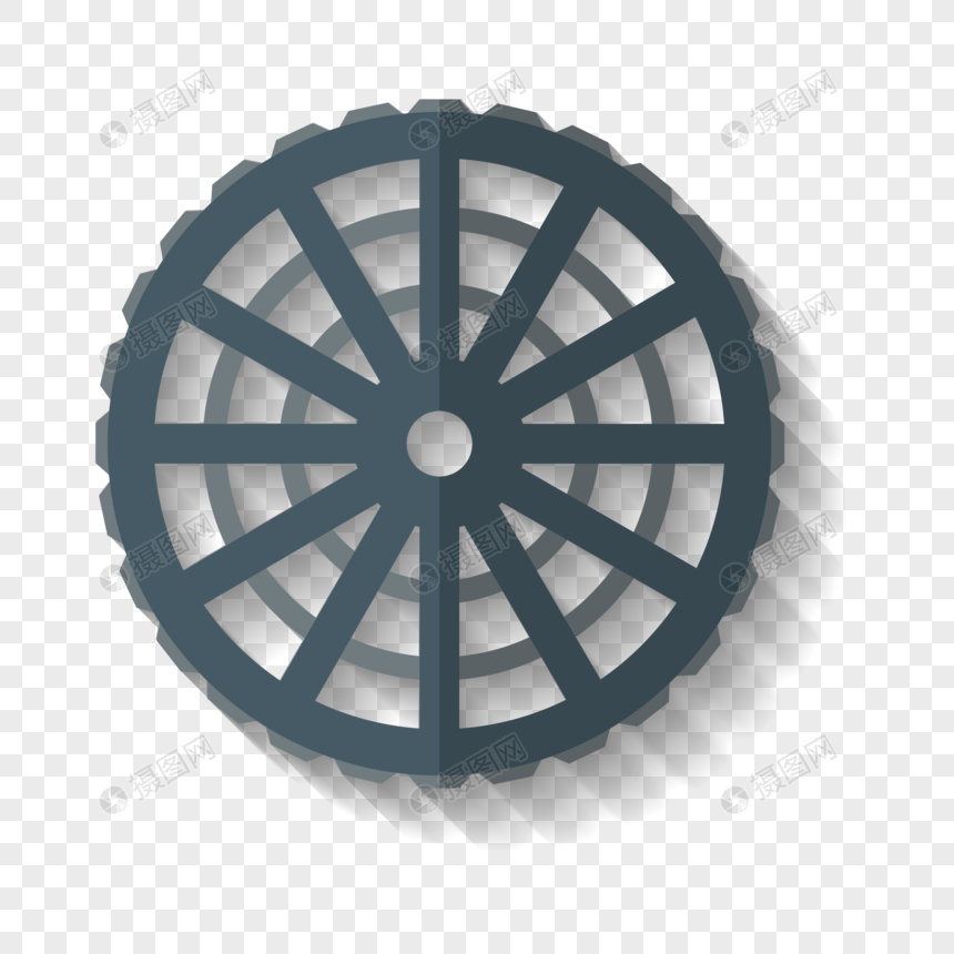 860x860 Creative Machinery Gear Silhouette Vector Material Png