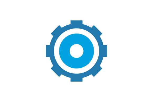 580x386 Gear Vector Logo Graphic