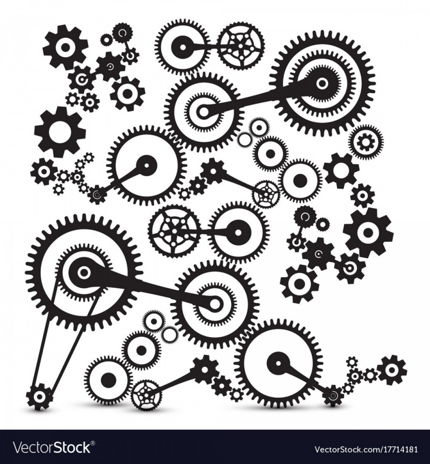 1440x1555 Cogs Gears Retro Machinery Symbol Vector Newwaysys
