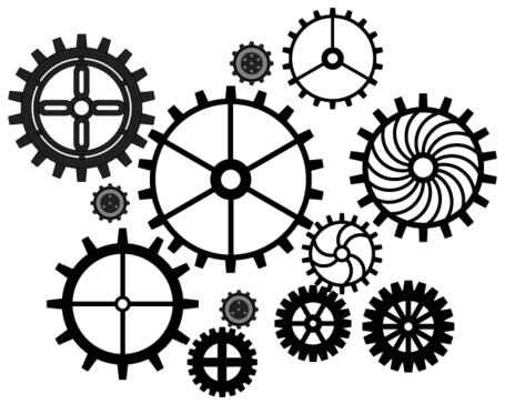 455x364 Free Free Gears Vector Arts Clipart And Vector Graphics