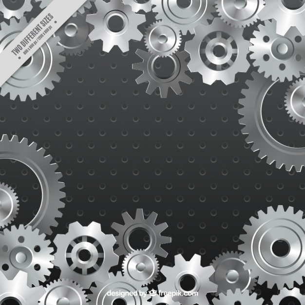 626x626 Gray Background Of Gear Vector Free Download