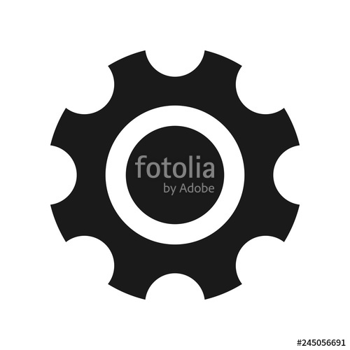 500x500 Cog Or Gear Vector Logo Stock Image And Royalty Free Vector