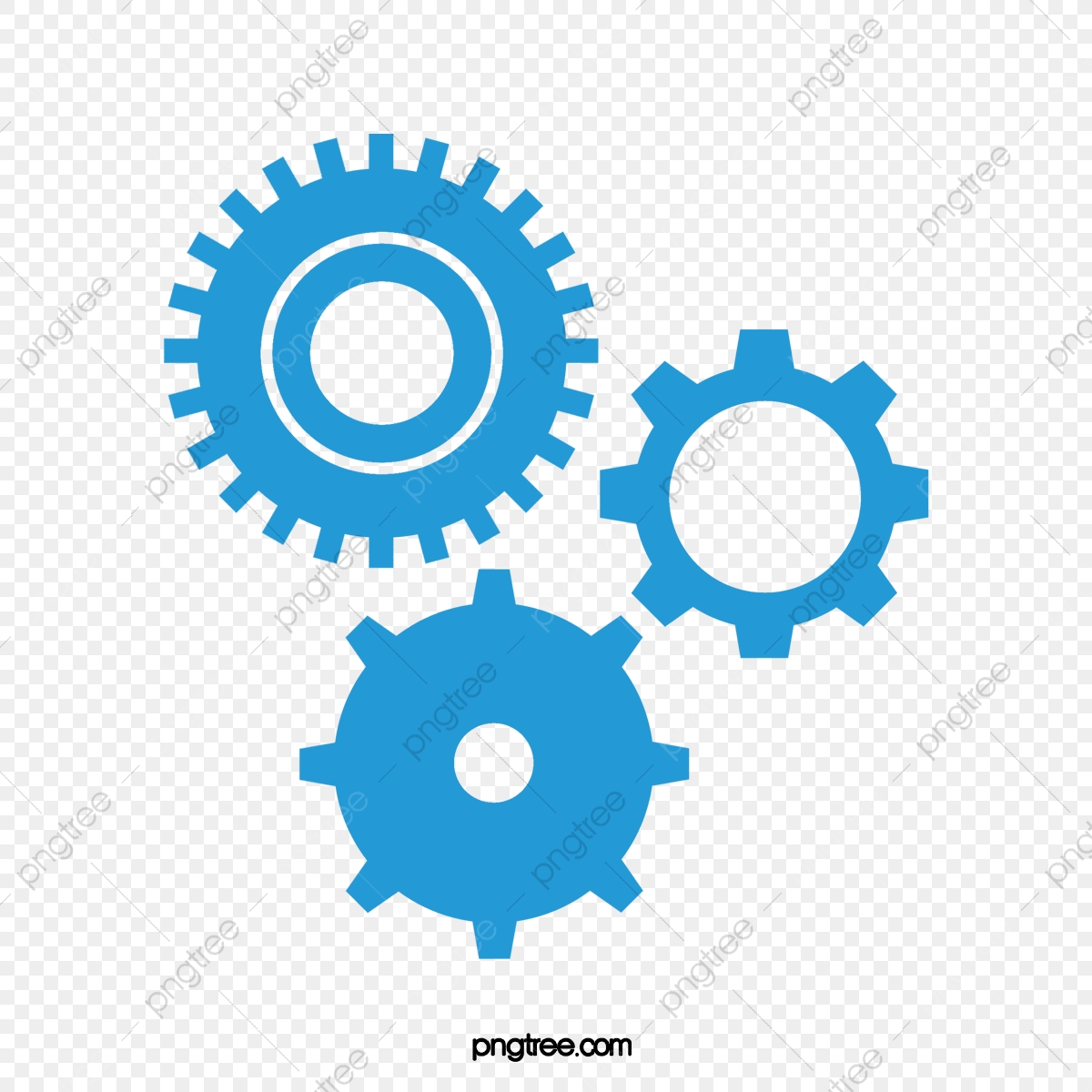 1200x1200 Blue Gear, Vector, Blue Png And Vector With Transparent