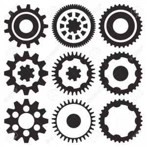 300x300 Gear Gears Silhouette Clipart Dxf Catchsplace