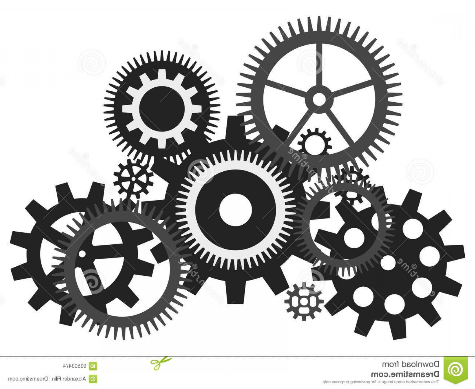 illustrator gears download