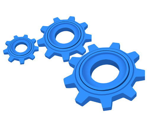 Abstract Gear Wheels Vectors 500x431 Abstract Gear Wheels Vectors