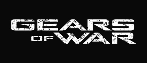500x217 Gears Of War Game Logo Die Cut Vinyl Decal Sticker