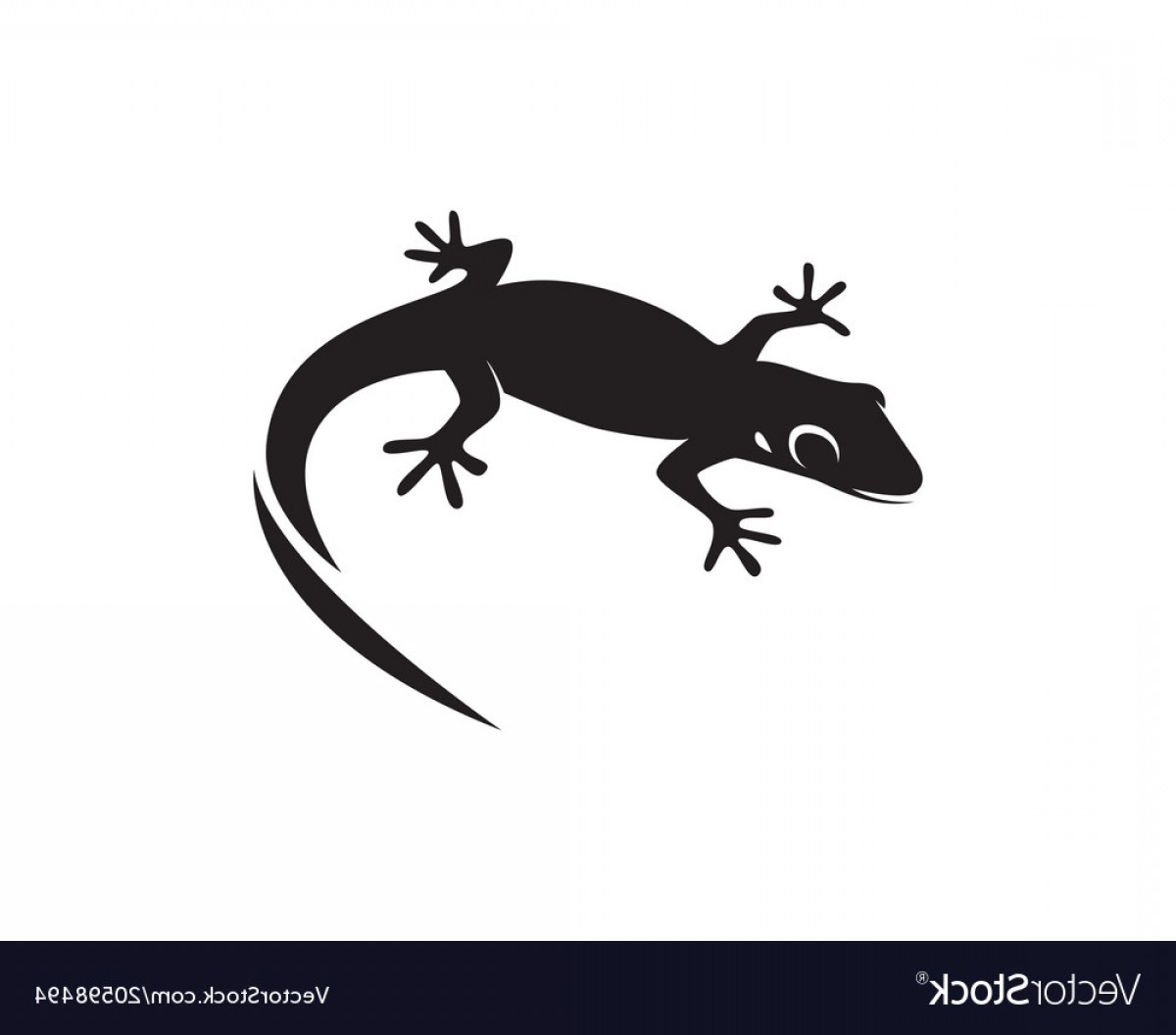 1200x1056 Lizard Chameleon Gecko Silhouette Black Vector Createmepink