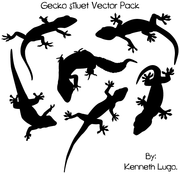 600x580 Free Free Gecko Silhouette Vector Art Files, Vectors