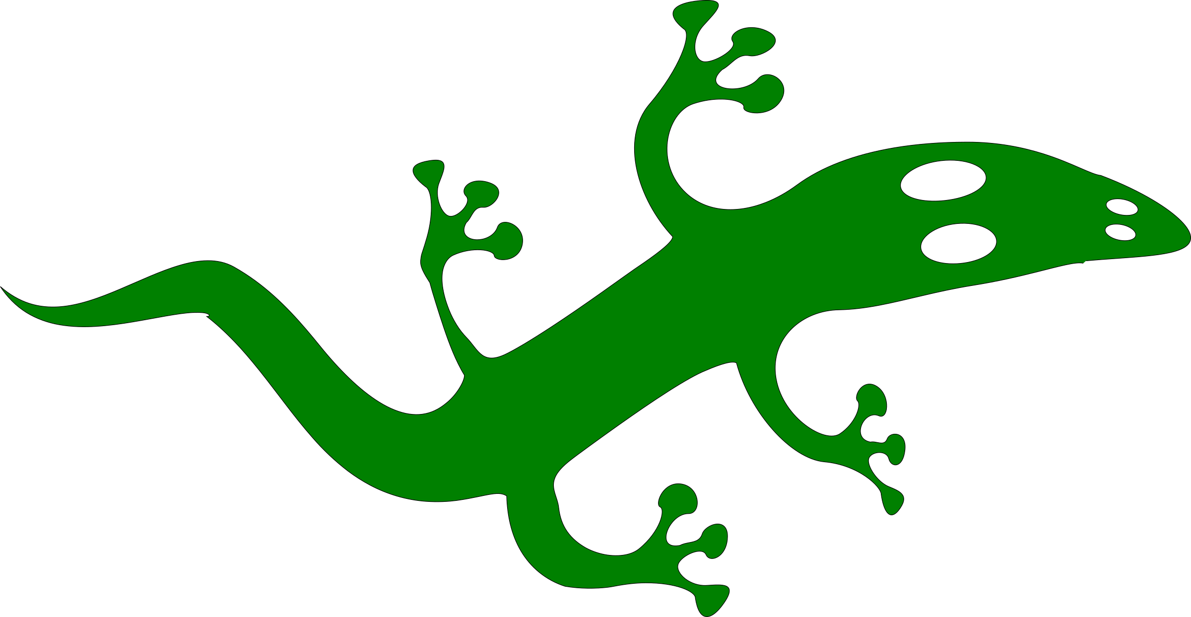 2400x1243 Gecko Clipart Vector, Gecko Vector Transparent Free For Download