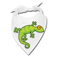 190x190 Lizard Gecko Reptile Animal Wildlife Vector Image Bandana
