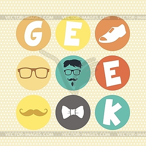 300x300 Hipster Retro Geek