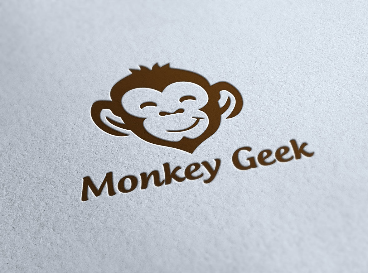 1180x876 Monkey Geek Vector Logo Design