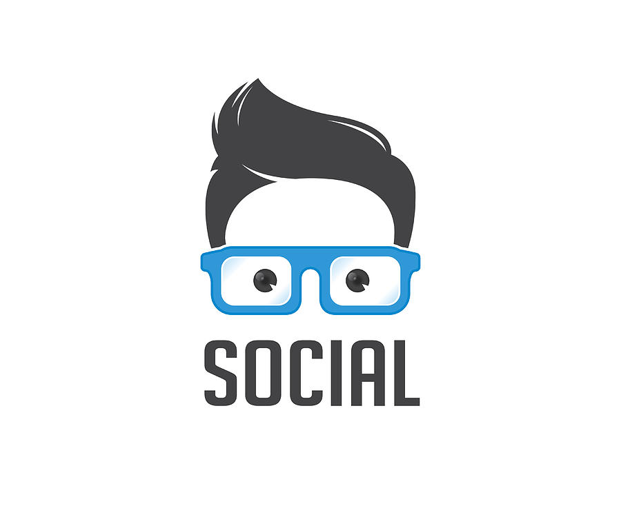 900x750 Social Geek Vector Icon