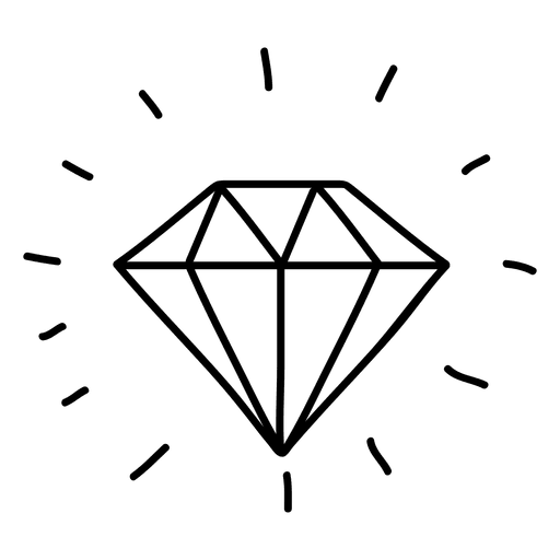 512x512 Diamond Gem Doodle