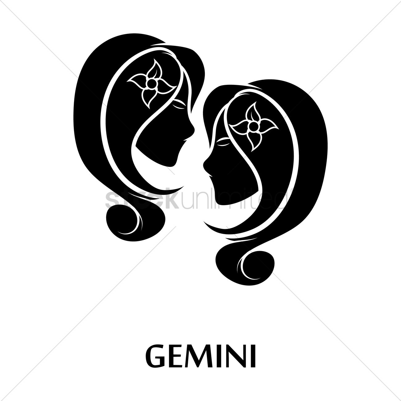 1300x1300 Gemini Vector Image