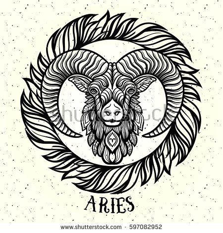 450x470 Hand Drawn Romantic Beautiful Line Art Of Zodiac Gemini Vector