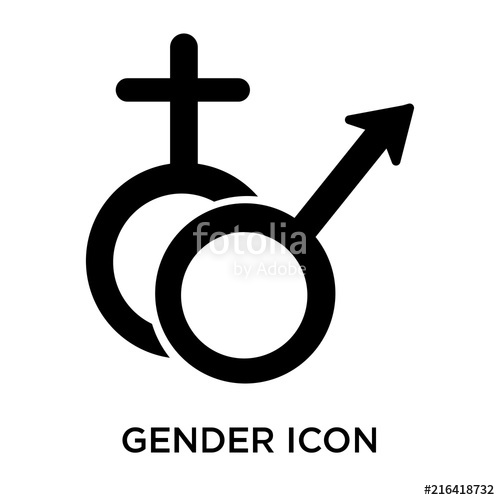 500x500 Gender Icon On White Background Modern Icons Vector Illustration