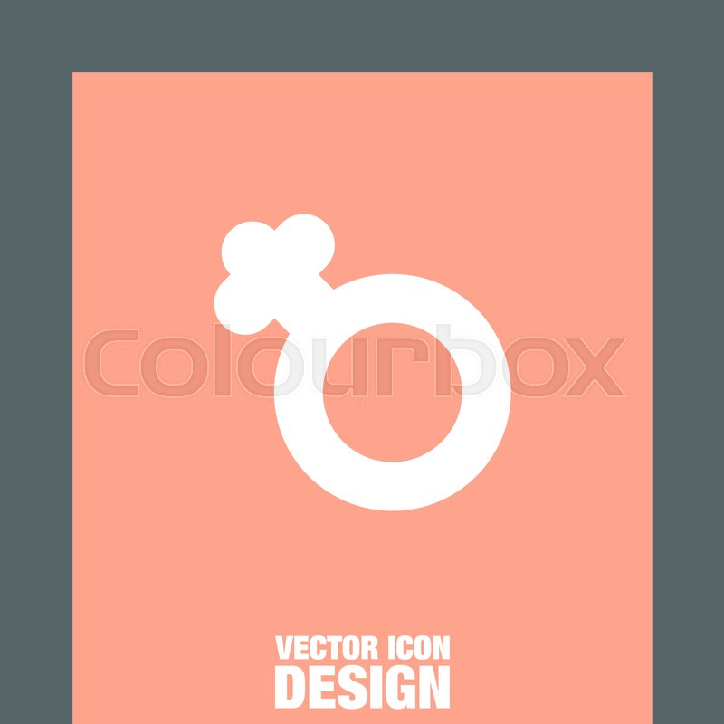 800x800 Female Gender Symbol Vector Icon Stock Vector Colourbox