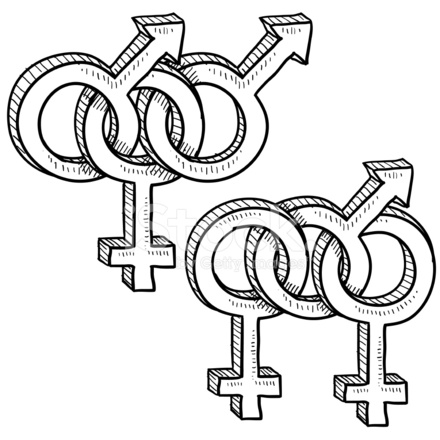 440x440 Menage A Trois Gender Symbol Vector Stock Vector