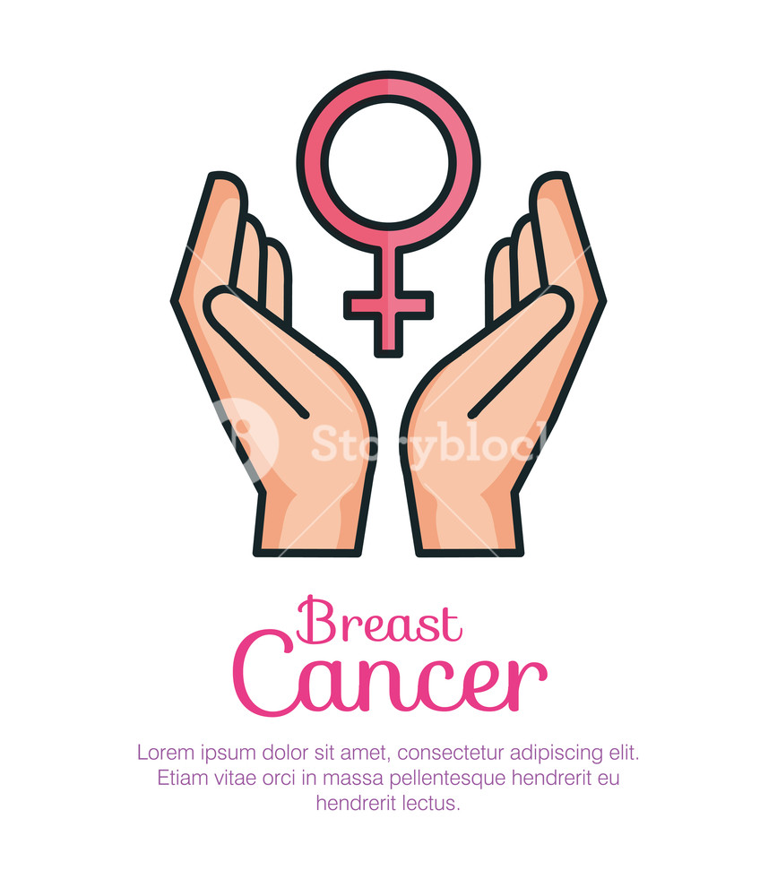 867x1000 Hands With Female Gender Symbol Vector Illustration Design Royalty
