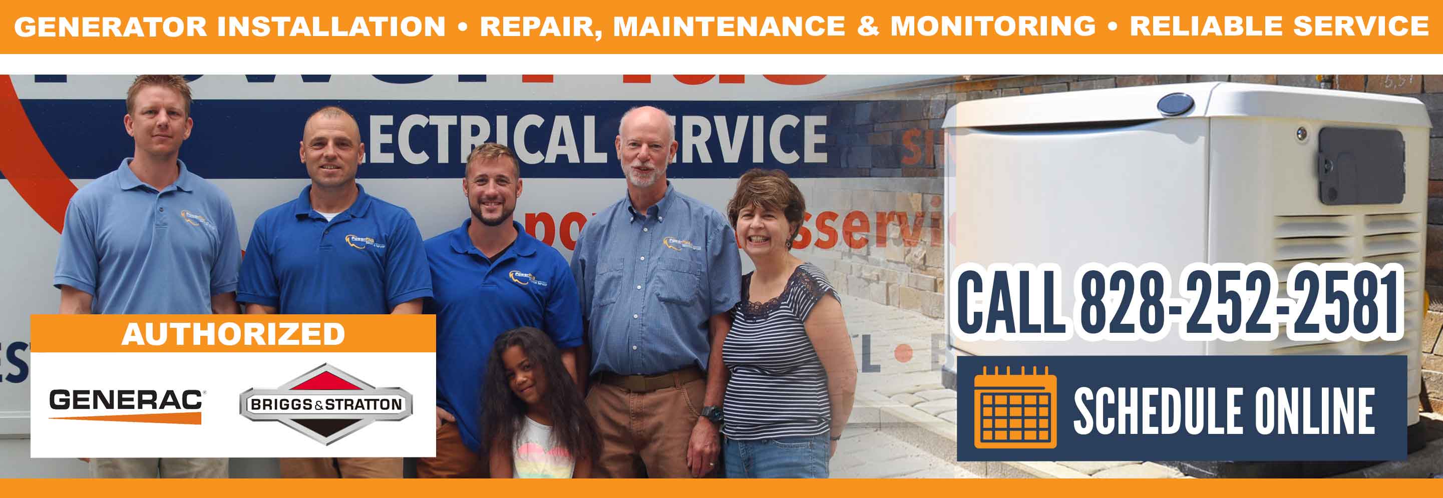 2882x995 Generator Service Maintenance Generac Briggs Stratton Authorized