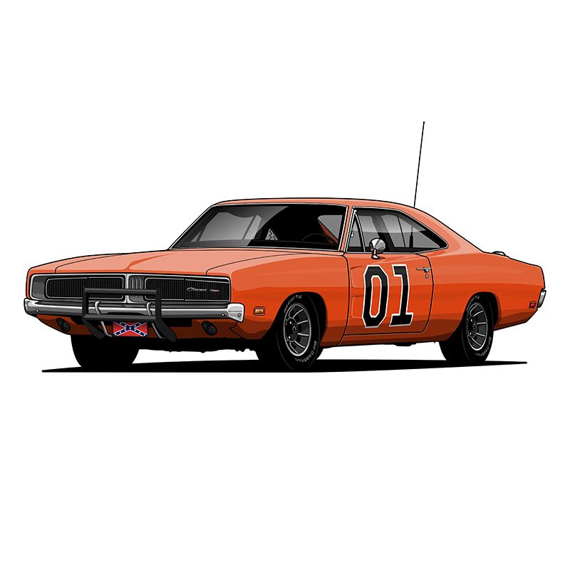 800x800 Nissan Gtr Vector Print On Behance Cars General Lee, Dodge