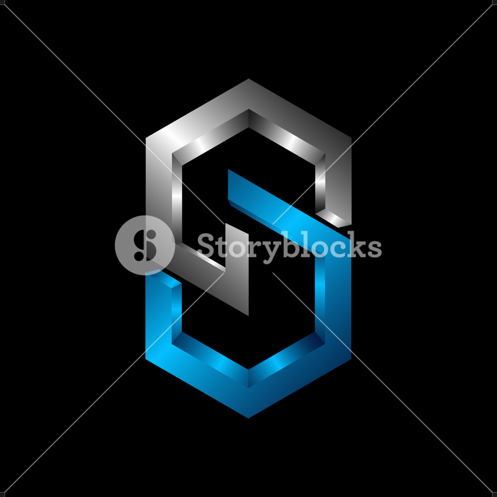 1000x1000 Cs Letter Logo Design Vector Illustration Template, C Letter