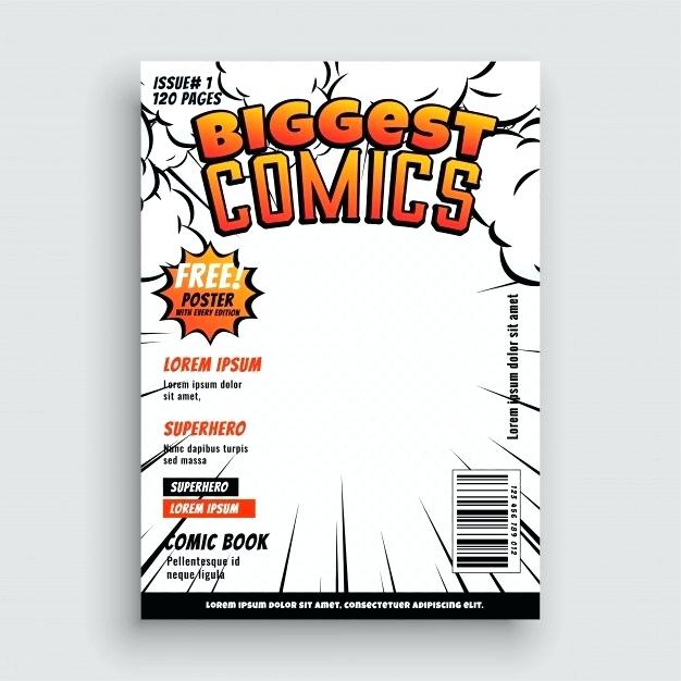 Comic Cover Template Design Layout Free Vector Book Generator 626x626 Comic Cover Template Design Layout Free Vector Book Generator