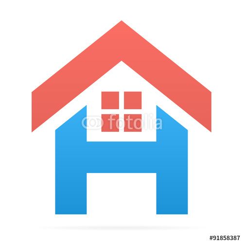 500x500 Generic Overused Logo Designs Letter H As A House Logo Designs